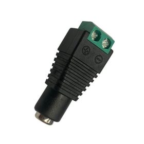 5.5x2.5mm CCTV DC táp jack csatlakozó 
