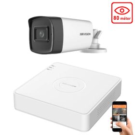   Hikvision 5 megapixeles 1 kamerás rendszer 80 méter látótávolság