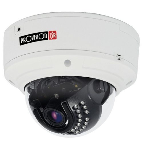 Provision IP dome kamera motoros zoommal vandálbiztos házban DAI+390IP5MVF