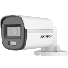   Hikvision DS-2CE10KF0T-LFS ColorVu biztonsági kamera színes éjjellátással (5MP, kültéri, hibrid LED, 2.8mm, IP67, mikrofon)