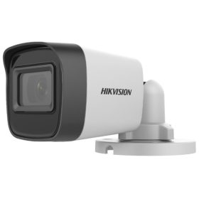   Hikvision DS-2CE16H0T-ITPFS Analóg biztonsági kamera (5MP, 2.8mm, kültéri, Smart IR 25M, IP67, mikrofon)