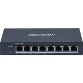   Hikvision DS-3E0508P-O 4 PoE portos switch 4 uplink porttal (1GB/s, 60W)