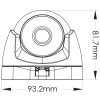 Provision DVL-391AS36 2MP színes éjszakai látású dome kamera