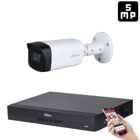   Dahua 1 kamerás 5 MP kamera rendszer szett 80 méter éjjellátással
