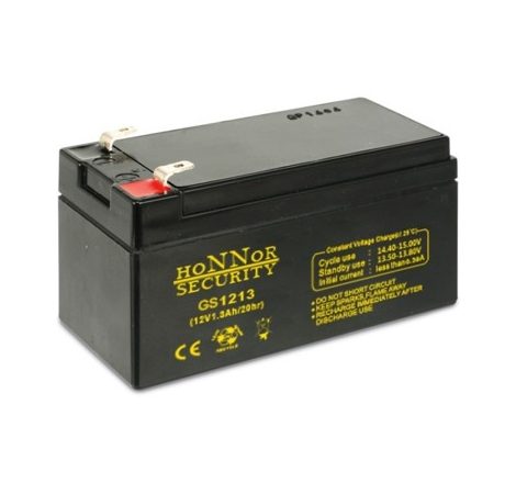 Honnor HS12-1.3 riasztó akkumulátor 12V 1.3AH játékokba akkumulátor