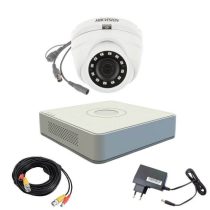Hikvision 1080P TurboHD 1 kamerás dome kamera rendszer