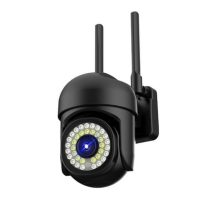   Fekete színű kültéri forgatható Wifi kamera 2 MP felbontás színes éjszakai kép IVW-B