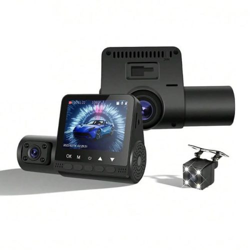 JR-50 1080P autós kamera: Éles felvételek, utastér figyelés és tolatókamera egyben