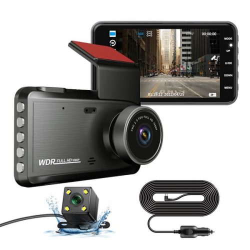 JRM-G50 autós menetrögzítő kamera tolatókamerával 1440P felbontás