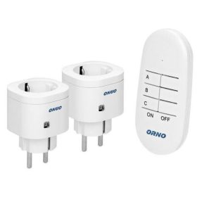   ORNO vezérelhető konnektor szett két hálózati aljzattal OR-GB-439(GS)