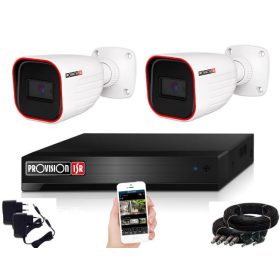 Provision AHD-23 2 kamerás megfigyelő kamerarendszer 2MP