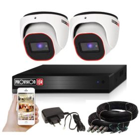   Provision AHD-23 Dome 2 kamerás megfigyelő kamerarendszer 2MP