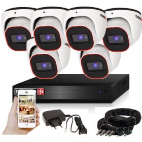   Provision AHD-23 Dome 6 kamerás megfigyelő kamerarendszer 2MP