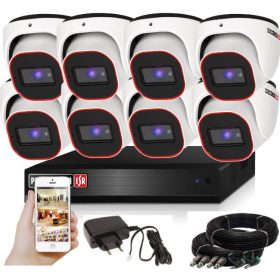   Provision AHD-23 dome 8 kamerás megfigyelő kamerarendszer 2MP