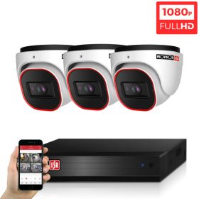   Provision AHD-23B Dome 3 biztonsági kamerás kamerarendszer Full HD 2MP