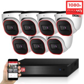   Provision AHD-23B Dome 7 biztonsági kamerás kamerarendszer Full HD 2MP