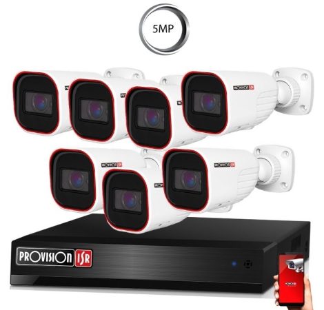 5 Megapixel Lite 7 kamerás bullet kamerarendszer AHD-30 Provision