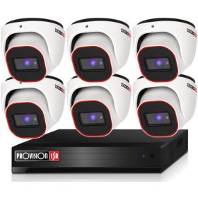 Provision AHD-36 Dome 6 kamerás kamerarendszer 2MP 5xZOOM