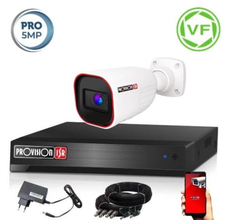 5 MegaPixel Lite Provision AHD-40 1 kamerás megfigyelő kamerarendszer