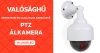 PTZ Speed Dome álkamera beépített villogó leddel