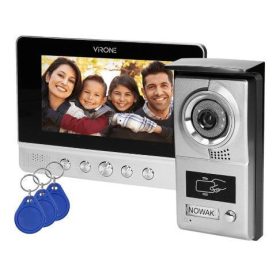 Charon Videó kamerás kaputelefon 7 col kijelzővel RFID olvasóval VDP-40   Charon Videó kamerás kaputelefon 7 col kijelzővel RFID olvasóval VDP-40